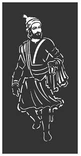 Shivaji Maharaj Black White Images Hd Pin On Laser Cut Wall Art