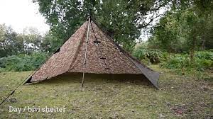I read that the socks will create too much condensation but they are light and stop the wind, but i want to make something light and rain proof similar to a sock. Dd Tarp 3x3 11 Shelter Set Ups For Bushcraft Survival Youtube