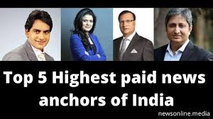 Top 5 Highest Paid News Anchors Of India News Online