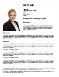 International curriculum vitae (cv) example with introductory profile. How To Create A Great Web Resume For English Teaching Jobs Abroad
