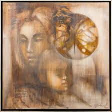 Morgan Monceaux George & Stephen Bonga Mixed Media