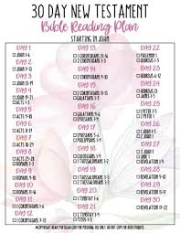 Ask a question that the scripture will answer, pose a problem that the scripture will help solve, or state a principle that the scriptural account will. How To Easily Read The New Testament In 30 Days Bible Reading Plan Pdf What Moms Make