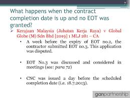 Sigma elevator (m) sdn bhd v isyoda terminal perintis sdn bhd v tan ngee hong construction sdn bhd and another case 2017 mlju 242. Cnc Or Eot Kisah Benar Liquidated Damages Or Loss Expense Ppt Download