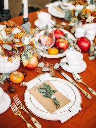 A Vintage Yet Modern Thanksgiving Table Setting Modern Thanksgiving Table Thanksgiving Table Decorations Thanksgiving Table