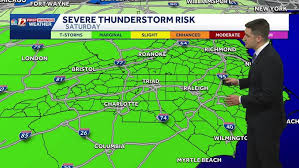 Scattered strong storms possible in North Carolina this weekend, cooler temperatures coming soon