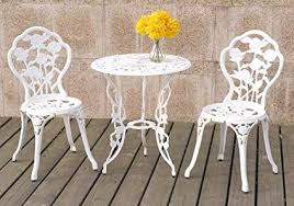 White Bistro Set Outdoor Google Search Bistro Patio Set Patio Furniture Sets Bistro Set
