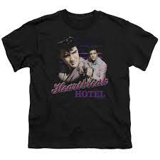 Elvis Presley Heartbreak Hotel Youth T Shirt Ages 8 12 Ebay