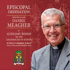 Please pray for Bishop-Elect Daniel Meagher as he is ordained Auxiliary  Bishop of Sydney this evening 🙏🙏