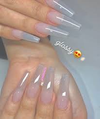 100x professional fake nails long half french acrylic nail tips kits uv manicure. Follow Me For More Content Clear Acrylic Nails Pretty Acrylic Nails Coffin Nails Designs