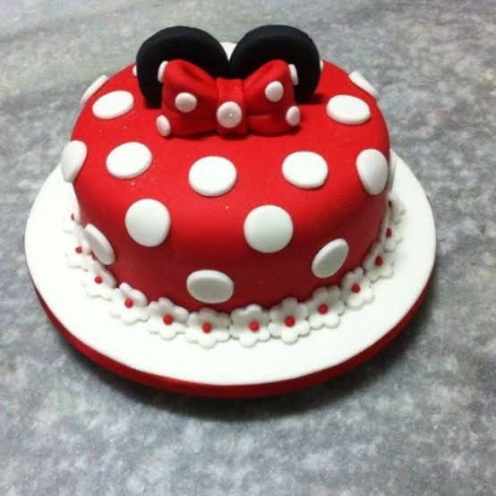 Resultado de imagem para bolo pasta americana minnie"