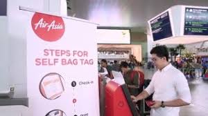 Left luggage service is provided in the airport. Airasia Steps For Self Bag Tag Print At Kiosk Youtube