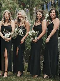 Chiffon Bridesmaid Dress Black Bridesmaid Dress Simp05301234 Black Chiffon Bridesmaid Dresses Black Bridesmaid Dresses Long Satin Bridesmaid Dresses