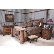 Amazing Western Bedroom Set And I Love The Tin On The Walls Western Bedroom Home Decor Bedroom Furniture For Sale