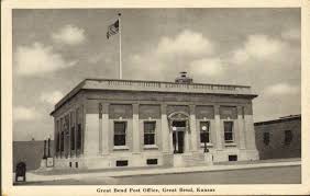 Great Bend Post Office Great Bend Kansas Great Bend Is A City And The County Seat Of Barton County Kansas United St Great Bend Kansas Post Office Postcard