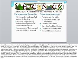 Check spelling or type a new query. Howard Christensen Nature Center Heart Of West Michigan United Way