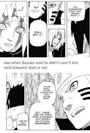 Sasuke Told Naruto He Didn T Care If Sakura Died In Hot Lava Naruto Anime Naruto Naruto Memes
