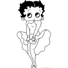 Free printable coloring pages betty boop coloring pages. Betty Boop Coloring Pages For Kids Printable Free Download Coloringpages101 Com