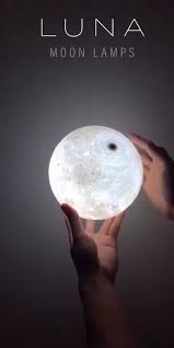 Luna Stunning Moon Lamps Visit Wagonclick Shop Cool Stuff Video Kids Crafts Free Moon Nightlight Cool Lamps