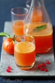 Cocktail With Champagne Pomegrenate And Clementine Fresh Fruit Recipes Food Yummy Drinks