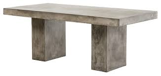 Modrest Saber Modern Concrete Dining Table Industrial Outdoor Dining Tables By Modern Miami Furni Concrete Dining Table Outdoor Dining Table Dining Table