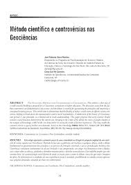 PDF) Método científico e controvérsias nas geociências