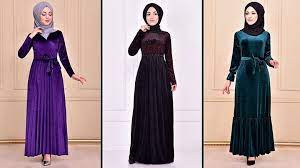 Modamerve 2021 Kadife Tesettur Elbise Modelleri 4 2021 Trend Tesettur Elbise Modelleri Elbise Modelleri Elbise The Dress