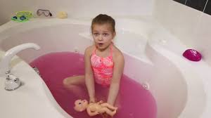 Remedies if your baby drank hair shampoo. Baby Bubble Bath Bath Bomb Explosion In Pink Bubble Bath With Baby Alive Fun Family Friendly Video Youtube