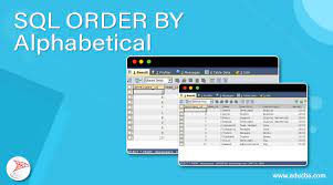 Simpliest solution to the alphabetical order is that you set the argument orderby to title. Sql Order By Alphabetical Guide To Sql Order By Alphabetical