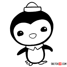 See more ideas about octonauts, fan art, drawings. How To Draw Peso Penguin Octonauts Sketchok Easy Drawing Guides