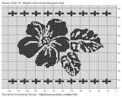 Free Filet Crochet Charts And Patterns Filet Crochet Flower