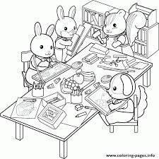 You can use our amazing online tool to color and edit the following calico cat coloring pages. Line Drawings Calico Critters Coloring Pages Printable