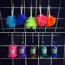Prevent Your Shower Pouf From Touching Your Roommates And Use A Scrub On The Run Www Scrubontherun Com With Images Shower Pouf Scrubs Shower Time