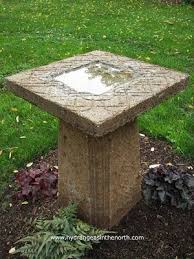 Bird Bath Well Cover Ideas Birdbath Garden Projects Concrete Garden Bird Bath Garden