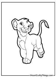 printable lion coloring pages updated 2022