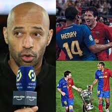 🗣Thierry henry: " When I came to Barcelona and met Messi, the first  question I asked him was "What do you want from football?" I expected him  to say a Ball d'or,