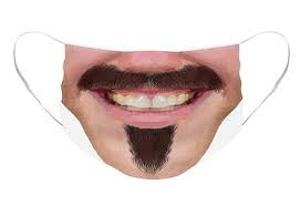 Patches are the number one killer to what would be a great beard. Moustache Soul Patch Facial Hair Male Novelty Face Mask Paintings By Joan