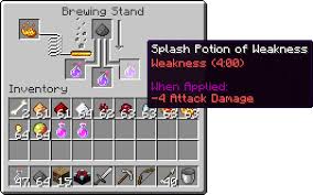 The splash potion of harming (instant damage ii) will now be finished. Brewing Official Minecraft Wiki