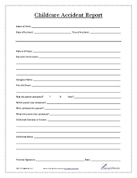 Check spelling or type a new query. Child Accident Report Form Print And Fill Out Pdf