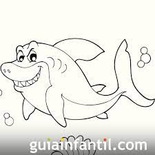 Dibujo De Un Tiburon Para Colorear Dibujos De Animales Del Oceano Para Imprimir Y Colorear Animales Del Oceano Dibujos De Animales Dibujos