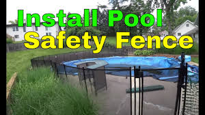 Its amazing kit includes one 12 feet. Install Pool Safety Fence Dewalt Hammer Drill Guide Youtube