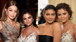 Kendall and gigi are two of the biggest supermodels in the world. Selena Gomez Reunites With Gigi Hadid And Kylie Jenner At 2018 Met Gala Pic Entertainment Tonight