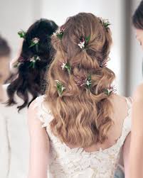 See more ideas about hair styles, wedding hairstyles, bridal hair. 5 Wedding Hairstyle Ideas From The Spring 2016 Bridal Shows That Play With Texture Martha Stewart