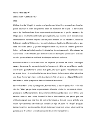 Un mundo feliz descargar libros gratis ✅ descarga directa. Resumen Del Libro Un Mundo Feliz Science Ciencia Filosofica