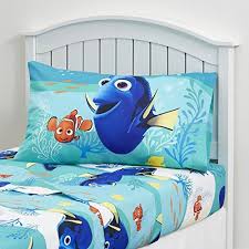 Kids Bedding Set 3 Piece Finding Dory Nemo Bed Sheet Set Twin Size Children Bedroom Click For Special Deals Kids Bedding Sets Disney Bedding Kids Bedding