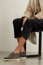 Our collection of denim and leather espadrilles is available in various sizes and fits. Brown Open Walk Suede Loafers Loro Piana Net A Porter