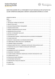 bases reguladores per a l'atorgament d'ajuts individuals per ...