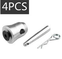 Aluminum Half Conical Coupler with Clips Pins for F34 F33 Stage Truss