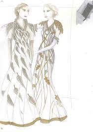 Then at the back draw a simple design of your garden. How Michele Clapton Grew The Costumes For The Secret Garden Fashionista
