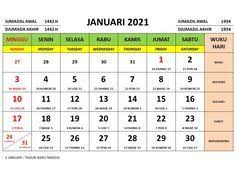 Kalender Nasional Tahun 2021 Lengkap Dengan Tanggalan Jawa Dan Islam Ujare Islam Tanggal Kalender
