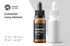 Dropper Bottle Mockup Bottle Mockup Dropper Bottles Bottle